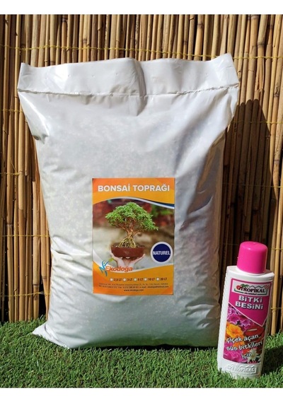 Bonsai Toprağı 10 Lt+ Bitki Besini 225 Ml 2'li Diğer