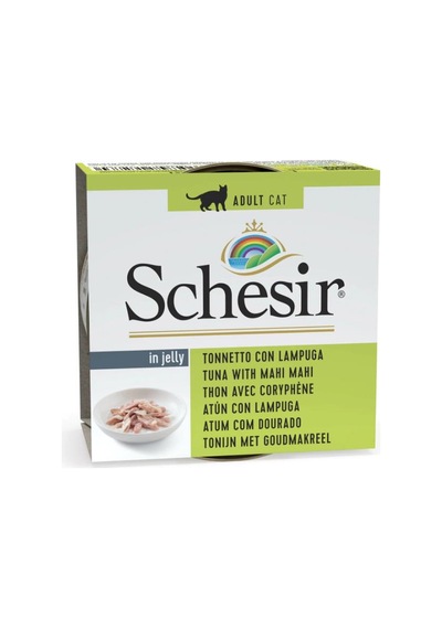 Schesir Jöle İçinde Ton Balıklı Ve Mahi Mahili Kedi Konservesi 85 Gr