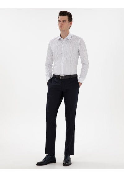 Pierre Cardin Erkek Lacivert Gömlek Desenli 50306028-vr033 Lacivert