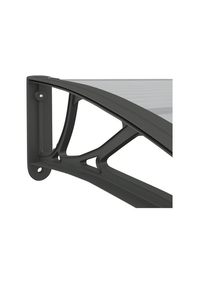 Tr Bu 400 X 100 Cm Büyüklüğünde, Siyah Polikarbonat Teras Tentesi, Balkonlar, Bahçe Pergolaları, Ev Kapıları Ve Diğer Tr Bu 400 X 100 Cm Büyüklüğünde, Siyah Polikarbonat Teras Tentesi, Balkonlar, Bahçe Pergolaları, Ev Kapıları Ve Diğer