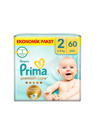 2 Adet Prima Premium Care Eko Paket No:2 60'lı