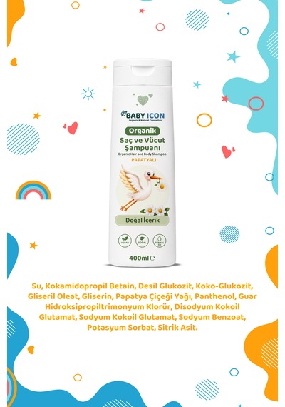 Doğal Vegan Papatyalı Saç Ve Vücut Şampuanı