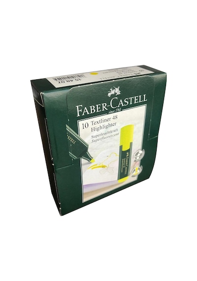 Faber Castell Fosforlu Kalem Sarı 10'lu Sarı