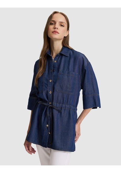 Pierre Cardin Kadın Koyu Mavi Gömlek Jean 50324929-vr032