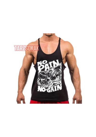Tarzsokak Gym Tank Top Fitness Sporcu Atleti Gym75 Siyah
