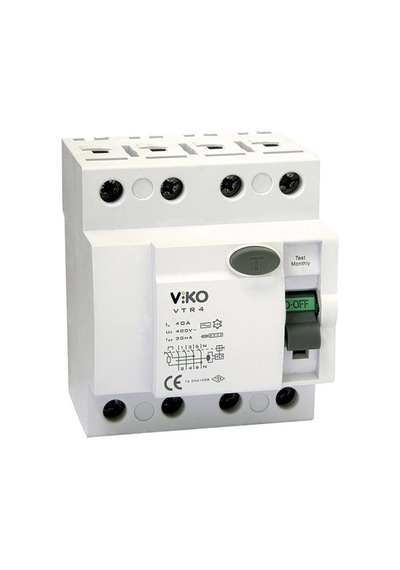 Viko 3x80 30 Ma Kaçak Akım Koruma Rolesi