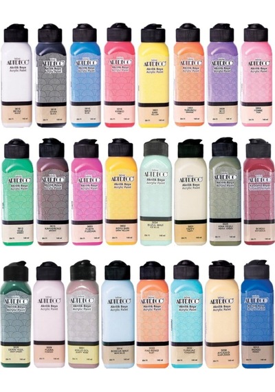 Akrilik Boya Seti 24 Renk X 140 Ml Turuncu