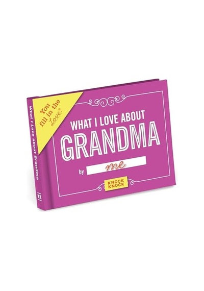 Knock Knock What I Love About Grandma Fill İn The Love Journal Fill-in-the-love