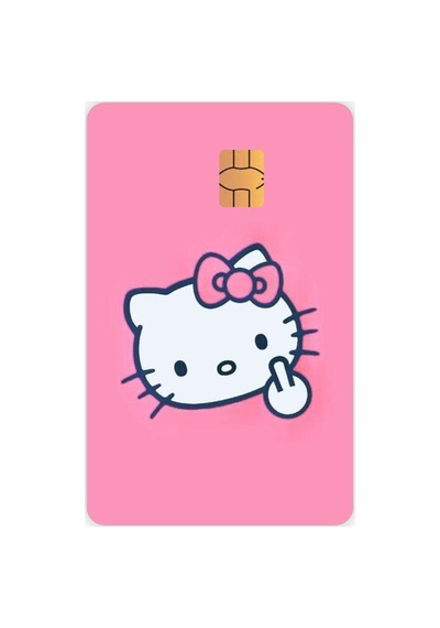 Hello Kitty Kart Kaplama Sticker Kart Etiketi 08