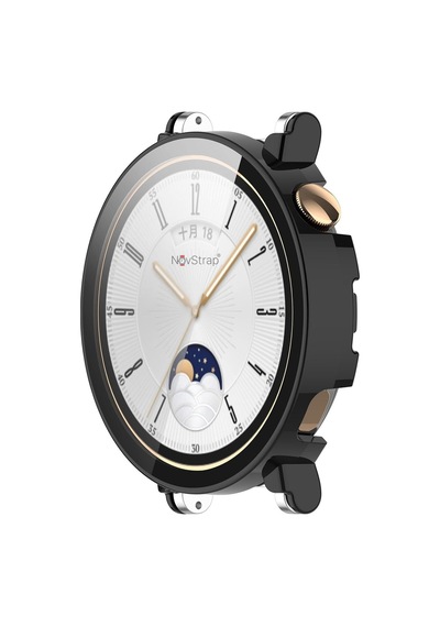 Novstrap Huawei Watch Gt4 41mm İle Uyumlu Ekran Koruyucu Cam Ve Kasa Koruyucu Kılıf Sert Pc