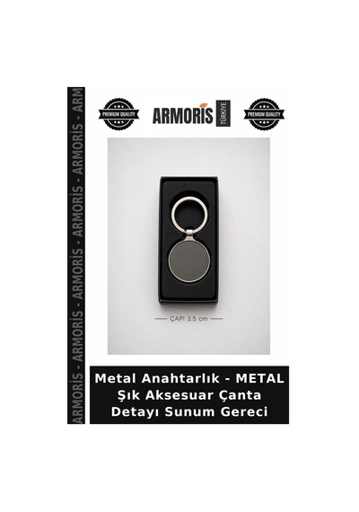 Metal Anahtarlık - Metal Şık Aksesuar Çanta Detayı Sunum Gereci