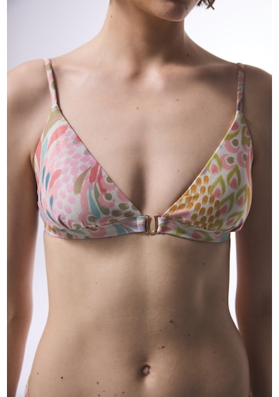 Penti Renkli Faro Tokalı Üçgen Bikini Üstü