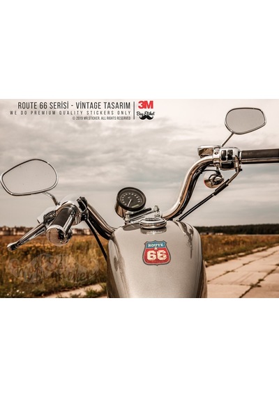Rou8 Vintage Route 66 Sticker