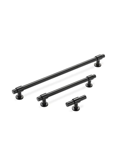 System Mobilya Kulbu Siyah Renk 1024mm Kulp Sy9236 1024 Al6-al6 Çok Renkli