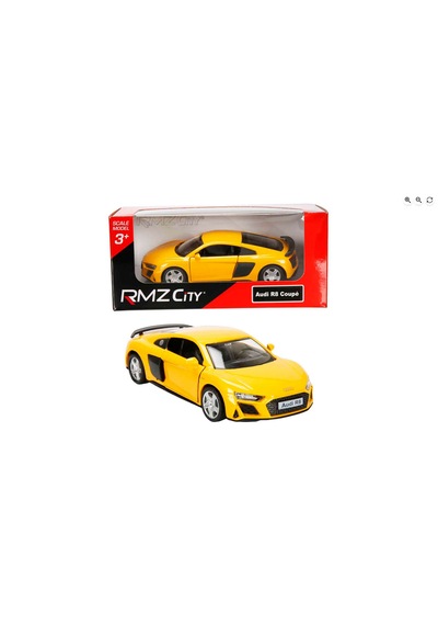 1:32 Rmz City Avrupa Serisi Die Cast Çek Bırak Model Araba - Sarı Audi R8 Coupe
