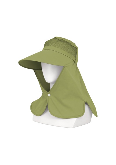 Ense Korumalı Outdoor Şapka - Fileli - Haki - Savex Çok Renkli