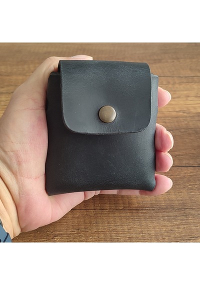 Sumerian Leather Craft Deri Sigara Kılıfı Siyah 2