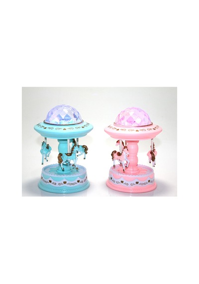4 Adet Atlı Karıncalı Müzik Kutusu Dönen Figürlü Dekoratif Hediye, Music Box, Carousel