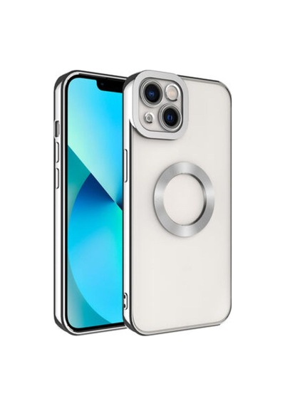 Nihcase Apple Uyumlu iPhone 14 Plus Kılıf Omega Lazer Silikon