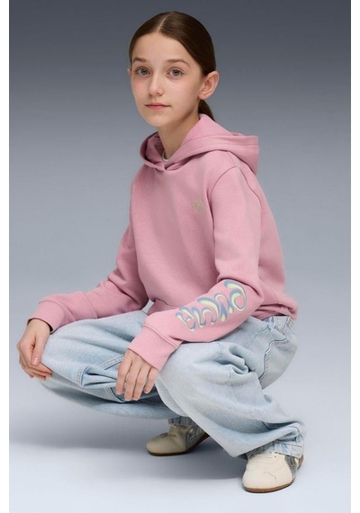 Puma Tweenerverse Hoodie-poised Pink Sweatshirt-pembe-2047 Pembe