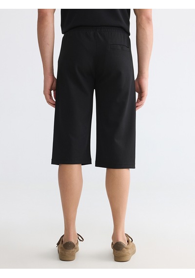 Lcwaıkıkı Classic Siyah Regular Fit Erkek Roller Şort