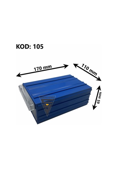 Sembol 105 Plastik Çekmeceli Kutu 170x110x65mm 25 Adet