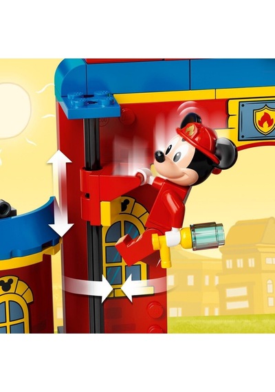 LEGO® Disney 10776 Mickey ve Arkadaşları'nın İtfaiye Merkezi Ve Kamyonu 144 Parça