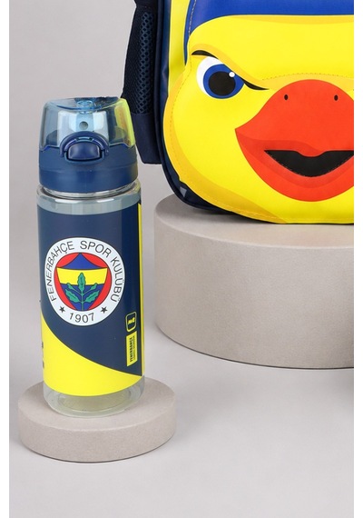 X Dekomus Lisanslı Fenerbahçe Yellow Collection 3d Baskılı Küçük Boy Anaokul Çantası,beslenme Kabı Ve 500 Ml Matara Seti Altın