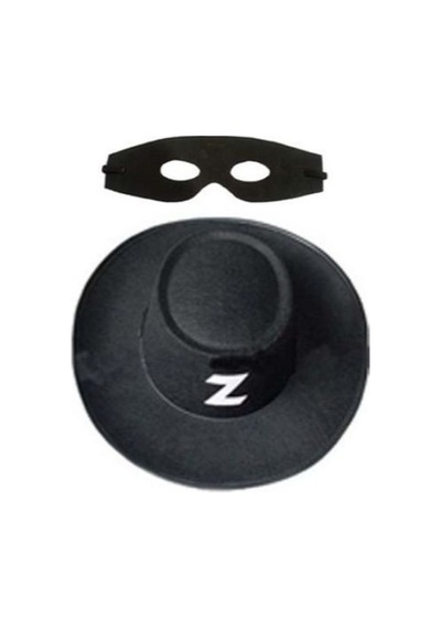 Zorro Şapkası Ve Göz Maskesi