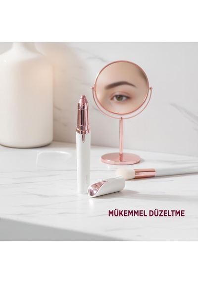 Polosmart Pbs819 Pilli Led Aydınlatmalı Kaş Düzeltme Cihazı Pembe Diğer