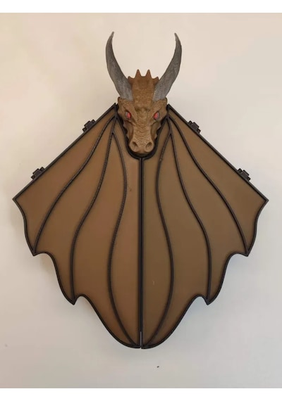 Ejderha Temalı Dekoratif Saklama Kutusu - Özel Tasarım Dragon Box