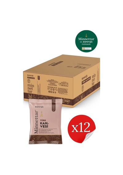 Şekeroğlu Minnettar Türk Kahvesi 12 X 100 Gr 12 Paket Geleneksel