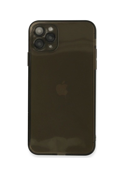 Apple iPhone Uyumlu 11 Pro Max  Kılıf Fly Lens Silikon  - Siyah