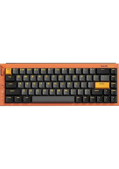 Ace 68 Turbo Esports Galaxy Orange %65 Mount Tai Magnetic Switch Gt 16k Hz Hall Effect Rgb Hotswap Gaming Klavye Hw-ace68turbo-9