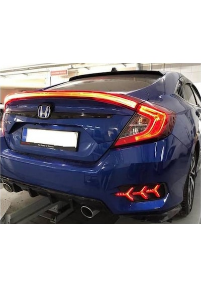 Honda Civic Fc5 Uyumlu Arka Sis Ledi Y Model Kayar Sinyalli