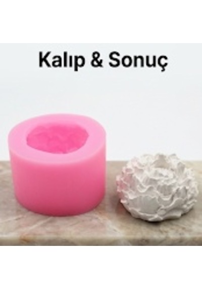 Sakayık Peony Çiçeği Silikon Kalıp 4x6.5 Cm