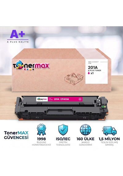 Hp 201a Cf403a Kırmızı Uyumlu Toner A Plus / Color Laserjet Pro M252 / M274 / M277