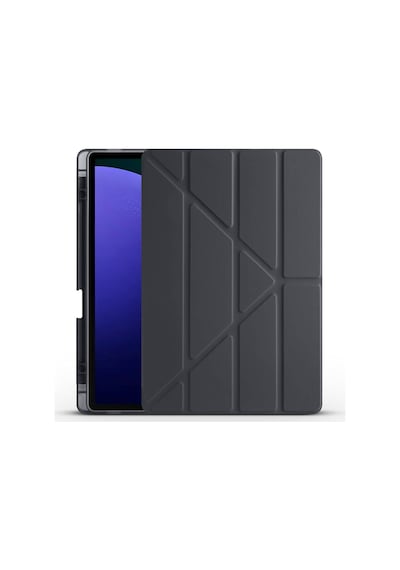 Galaxy Tab S9 Plus Kılıf Uyumlu Zore Tri Folding Kalem Bölmeli Standlı Kılıf-siyah Tablet Kılıfı Galaxy Tab S9 Plus Kılıf Uyumlu Zore Tri Folding Kalem Bölmeli Standlı Kılıf-siyah Tablet Kılıfı