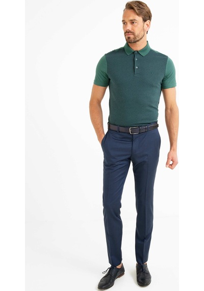 Cacharel İndigo Slim Fit Kumaş Pantolon Mavi