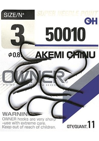 Owner 50010 Siyah Tırnaklı Yem Olta İğnesi
