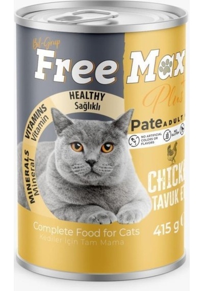 Free Max Tavuklu Kedi Konservesi Pate 415 Gr