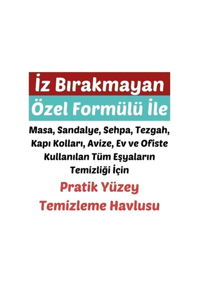 Easy Clean Yüzey Temizlik Havlusu 2x102 204 Yaprak Diğer
