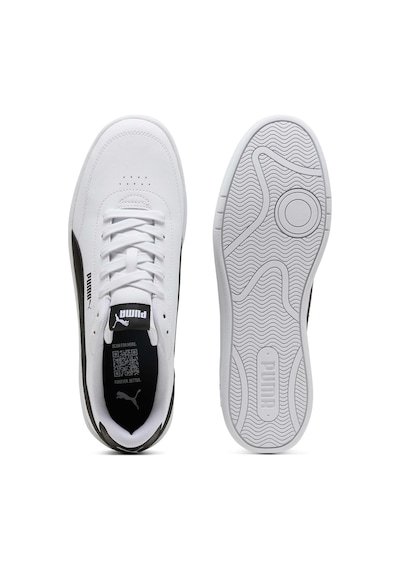 Puma Court Classic Clean Beyaz Kadın Sneaker 000000000102266983 Beyaz-sıyah