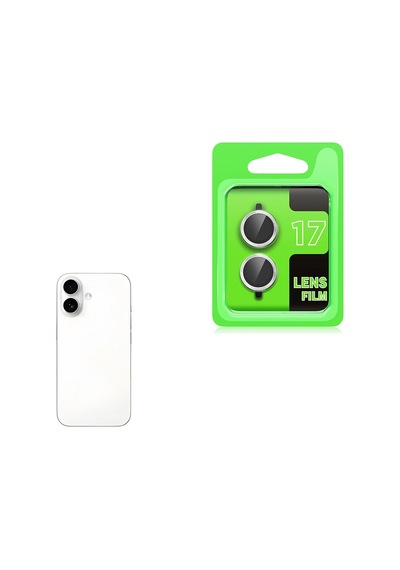 Apple Uyumlu iPad iPhone 17 Zore Cl-07 Kamera Lens Koruyucu Gümüş