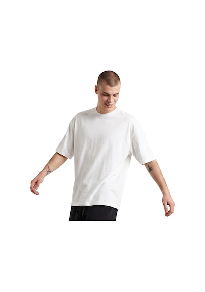 Sportive Corin Oversize Erkek Beyaz Günlük Stil T-shirt 26ye0016-kbyz