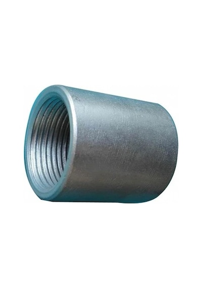 Galvaniz Manşon 2" Gümüş