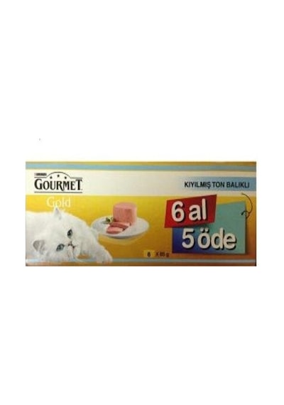 Purina Gourmet Gold 6 Al 5 Öde Kıyılmış Ton Balıklı Yetişkin Kedi Maması 85 G