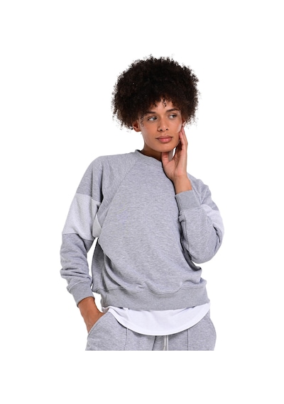 Sportive Huesca Kadın Gri Günlük Stil Sweatshirt 24kk006-grı Gri