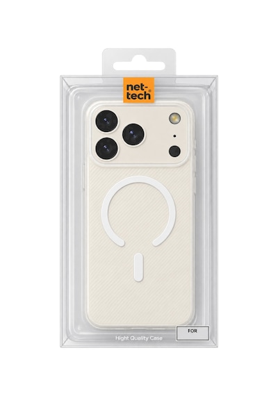 Nettech Apple İphone 17 Pro Max Uyumlu Nt-n119 Magsafe Arka Koruma Kılıf - Turuncu