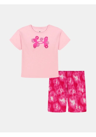 Under Armour Ua Prınted Bıke Short Set Kız Çocuk Tişört-şort Takım Asjı1rr 3-7 Yaş Asjı1rr 685